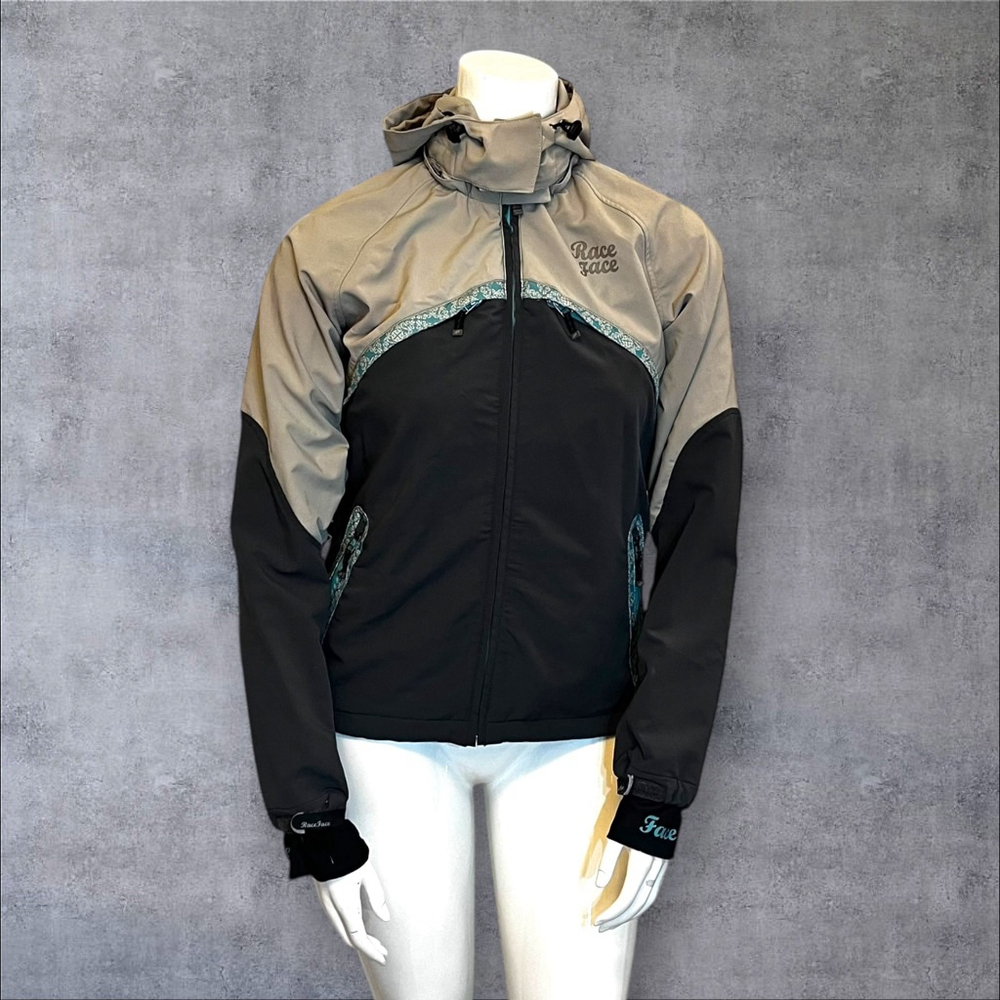 Women's Race Face Piper Cycling Jacket, L, Gray Black